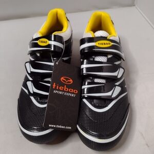 Tiebao Unisex Road Cycling Shoes 41 Lock Pedal Bike Cleated Bicycle NWT
